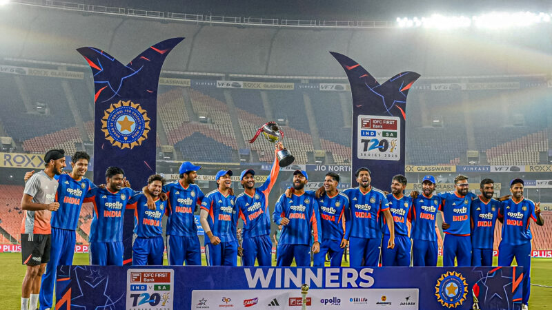 அகமதாபாத்தில் அதிரடி: 3-1 என்ற கணக்கில் தொடரை வென்றது இந்தியா!