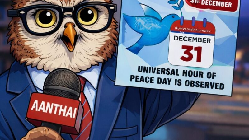 உலகளாவிய அமைதி நேரம்: மௌனத்தின் வழி மனிதாபிமானம்!