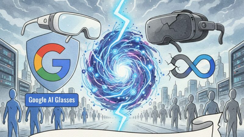 👀கூகுளின் AI போர்க்களம்: மெட்டாவை எதிர்கொள்ள 2026-ல் புதிய AI கண்ணாடி!