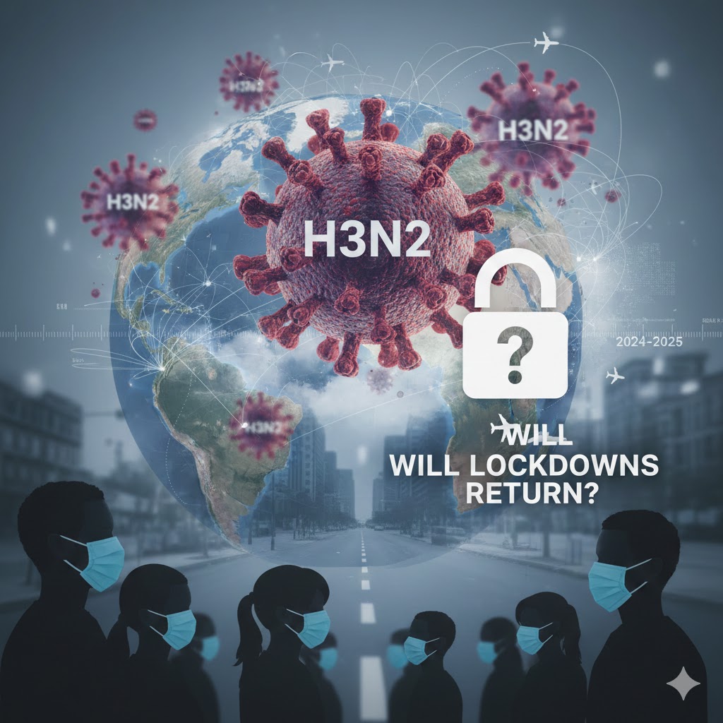 உலக நாடுகளில் பரவும் H3N2 ‘சூப்பர் ஃப்ளூ’: மீண்டும் லாக்டவுன் வருமோ?