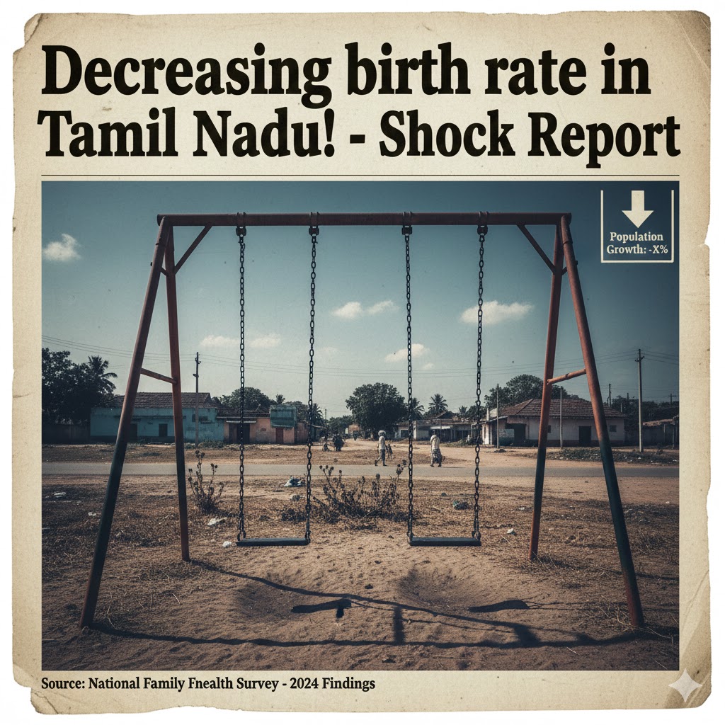 📉தமிழகத்தில் குறைந்து வரும் குழந்தை பிறப்பு விகிதம்! – ஷாக் ரிப்போர்ட்!