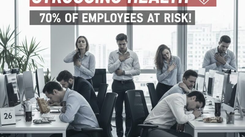 வியர்வை இல்லா வேலை; விழி பிதுங்கும் ஆரோக்கியம்: 70% ஊழியர்கள் அபாயத்தில்!