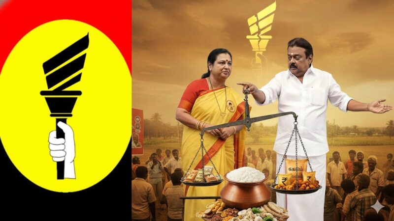 சோற்றுப் பானையில் வாக்குத் தேடும் தேமுதிக: வரலாற்றில் எஞ்சுமா கேப்டன் புகழ்?