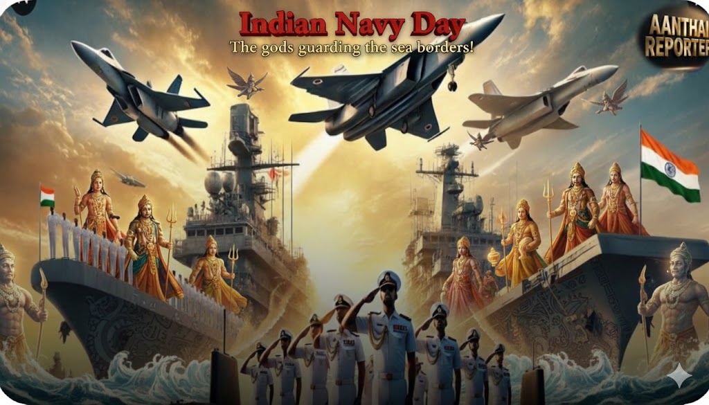 ⚓இந்திய கடற்படை தினம்: கடல் எல்லை காவல் தெய்வங்கள்!