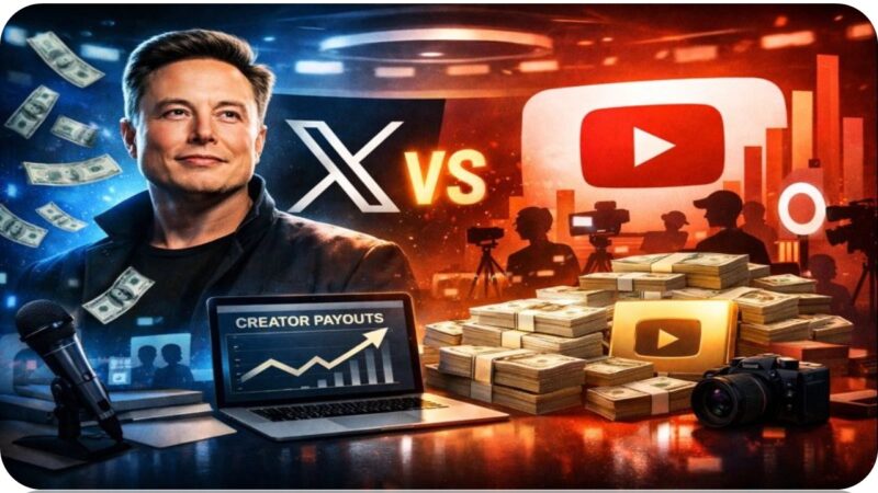 யூடியூப்புக்கு ஆப்பு: ‘X’ தளத்தில் இனி கொட்டப்போகுது பணமழை!