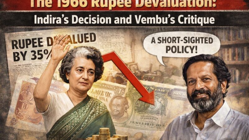 1966 ரூபாய் வீழ்ச்சி: இந்திராவின் முடிவும் வேம்புவின் விமர்சனமும்!