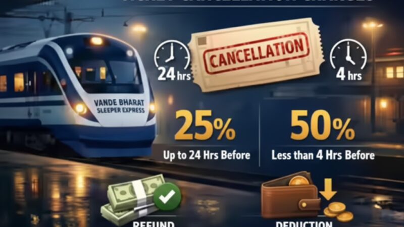 வந்தே பாரத் & அம்ரித் பாரத்: புதிய டிக்கெட் ரத்து விதிகள் அமல்!