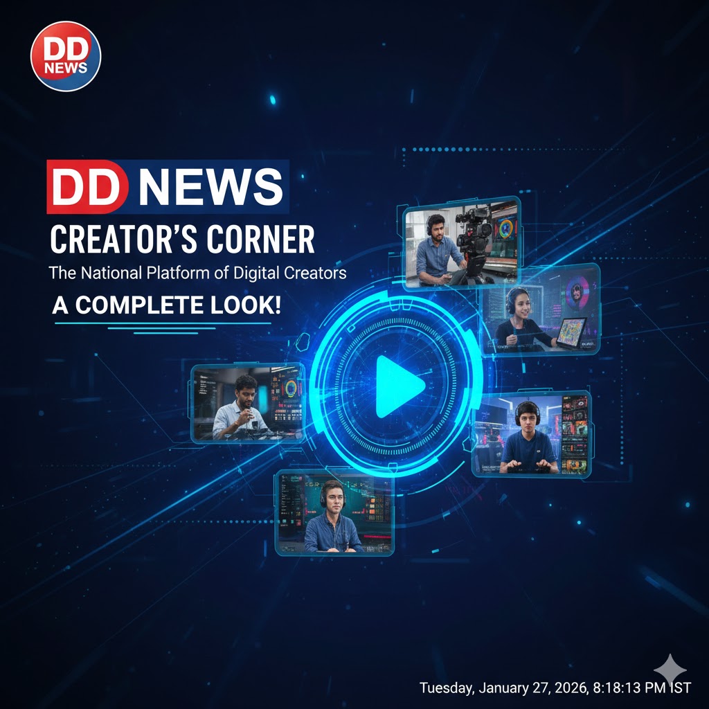 கன்டென்ட் கிரியேட்டர்களுக்கு மெகா ஆஃபர்: தூர்தர்ஷனில் 90% வருமானம்!