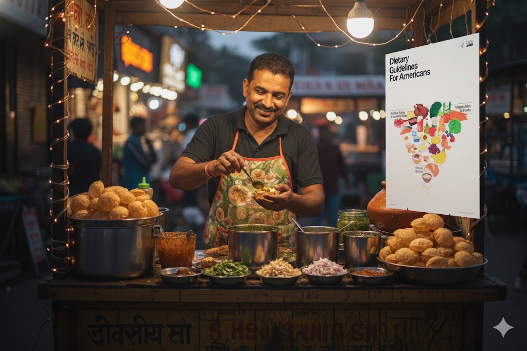 அமெரிக்காவின் ‘உணவுப் பிரமிடு’ மாற்றம் – இந்தியாவிற்குப் பொருந்துமா?