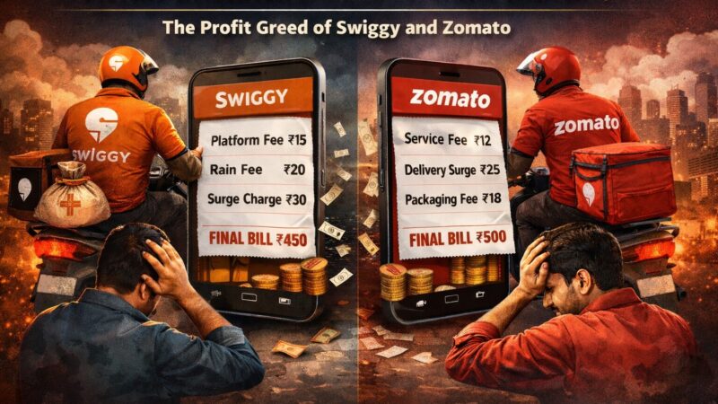 ஆன்லைன் டெலிவரி என்ற டிஜிட்டல் வழிப்பறி!-ஸ்விக்கி, ஜொமோட்டோவின் லாப வெறி!