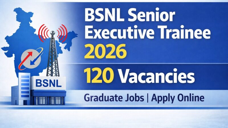 பிஎஸ்என்எல்-லில் மூத்த நிர்வாகப் பயிற்சிப் பணியிட வாய்ப்பு!