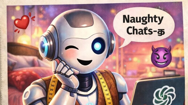 ஏஐ உலகில் ‘ஏ’ சான்றிதழ்:சேட்ஜிபிடியில் இனி ‘நாட்டி சேட்ஸ்’!