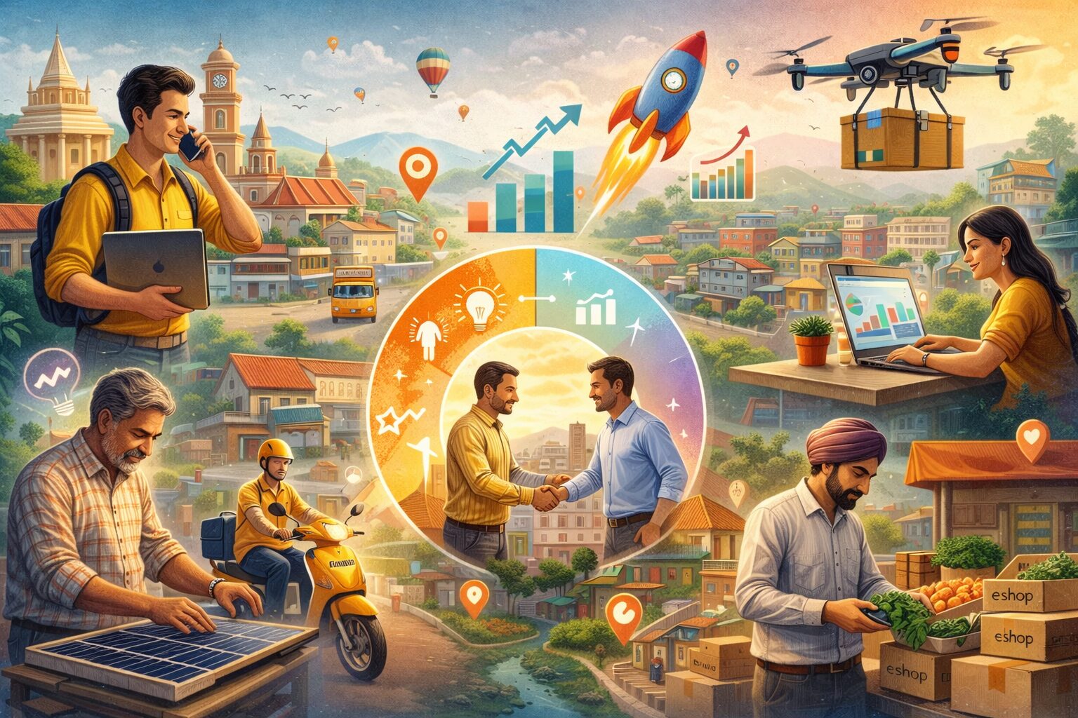 பின்கோடு பார்க்காத பிசினஸ் புரட்சி: இந்திய ஸ்டார்ட்அப் வரைபடம் மாறும் வேகம்!