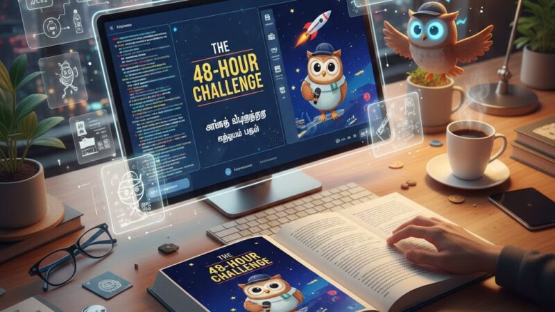 உங்களை 48 மணி நேரத்தில் எழுத்தாளர் ஆக்க கேரண்டி தரும் ஜெமினி!