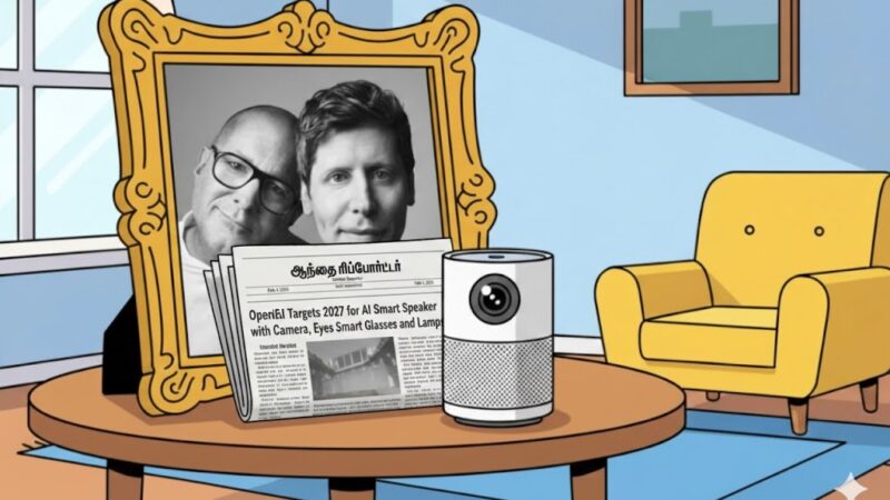 வீட்டின் ஜன்னலாகும் ஏஐ:ஜோனி ஐவ்-ஓபன் ஏஐ கூட்டணியின் புதிய பாய்ச்சல்!