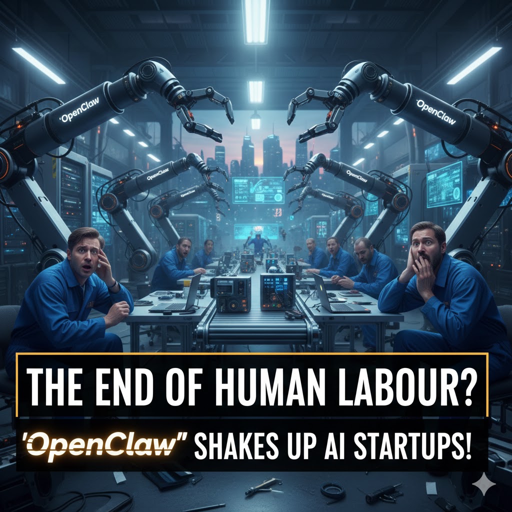 மனித உழைப்பிற்கு முற்றுப்புள்ளியா ‘OpenClaw’?-அதிரும் ஸ்டார்ட்அப்கள்!