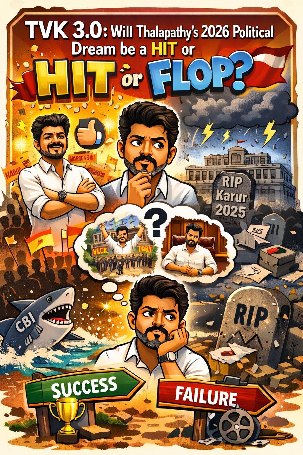 த.வெ.க. 3.0:தளபதியின் 2026 கனவு ‘ஹிட்’டா? ‘பிளாப்’பா?- மினி அலசல்!