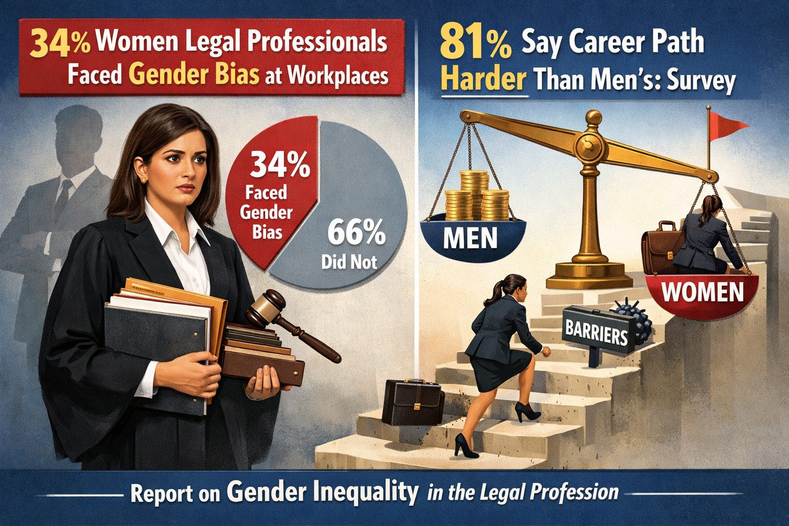 நீதிமன்றங்களில் நீடிக்கும் பாரபட்சம்:இந்திய பெண் வழக்கறிஞர்களின் குரல்!