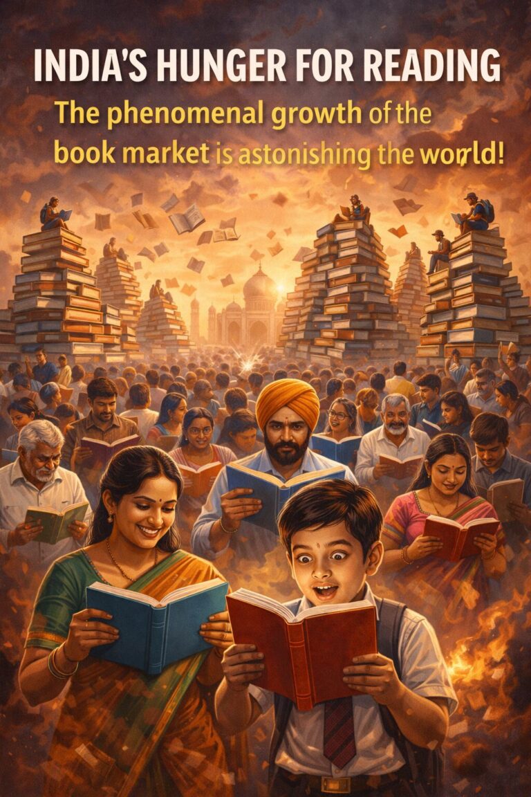வாசிப்புப் பசியில் இந்தியா:உலகையே வியக்க வைக்கும் புத்தகச் சந்தையின் அசுர வளர்ச்சி!