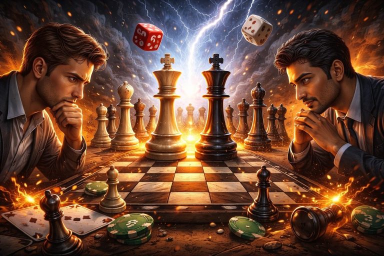 சதுரங்கப் போர்:அதிர்ஷ்டமா? அறிவாற்றலா?