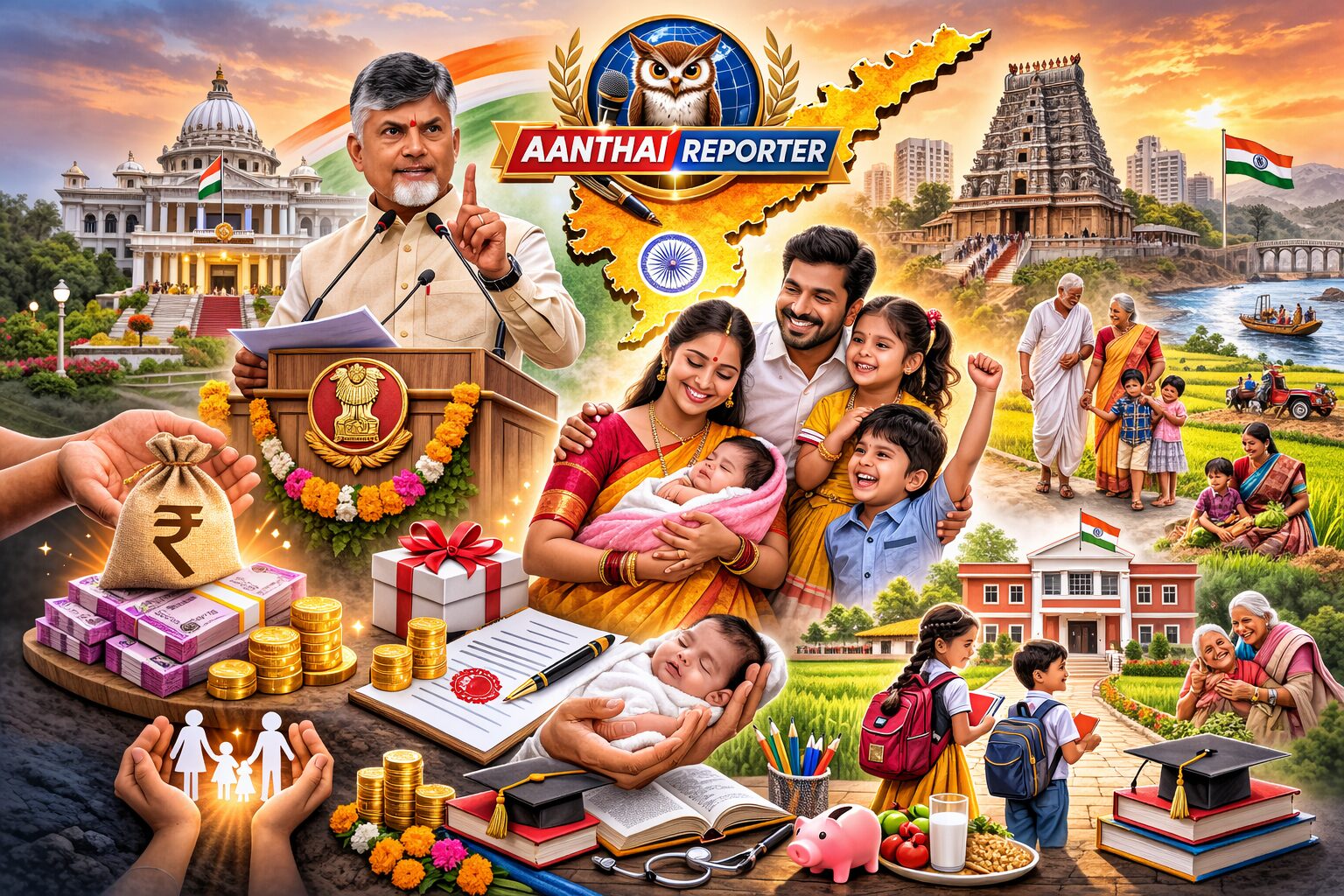 ஆந்திராவில் இரண்டாவது குழந்தை பெற்றால் ரூ.25,000 ஊக்கத்தொகையாம்! ஏன் தெரியுமா?