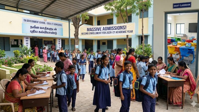அரசுப் பள்ளிகளில் அதிரடி மாணவர் சேர்க்கை: நவீன வசதிகளுடன் தொடங்கும் 2026-27 கல்வியாண்டு!
