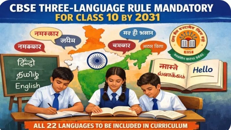 சிபிஎஸ்இ புதிய பாடத்திட்டம்: மும்மொழி & தொழிற்கல்வி கட்டாயம்!