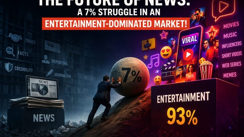 செய்திகளின் எதிர்காலம்:பொழுதுபோக்குச் சந்தையில் 7 சதவீதப் போராட்டம்!