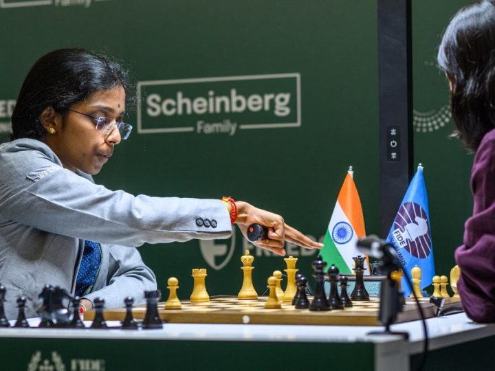 உலகை வெல்லத் தயார்:மகளிர் செஸ் சாம்பியன்ஷிப் இறுதிப்போட்டியில் வைஷாலி!