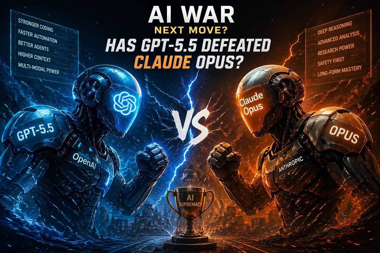 ஏஐ போரில் அதிரடி: கிளாட் ஓபஸை வீழ்த்தியதா ஓபன்ஏஐ-யின் ஜிபிடி-5.5?