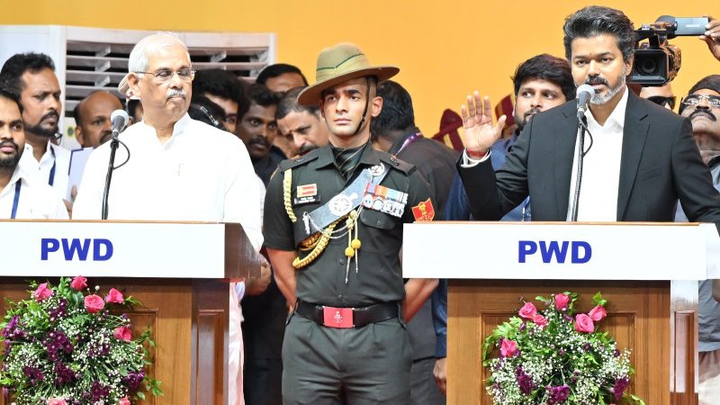 முதலமைச்சராக விஜய் பதவியேற்பு–57 ஆண்டு கால திராவிட ஆட்சிக்கு முற்றுப்புள்ளி!
