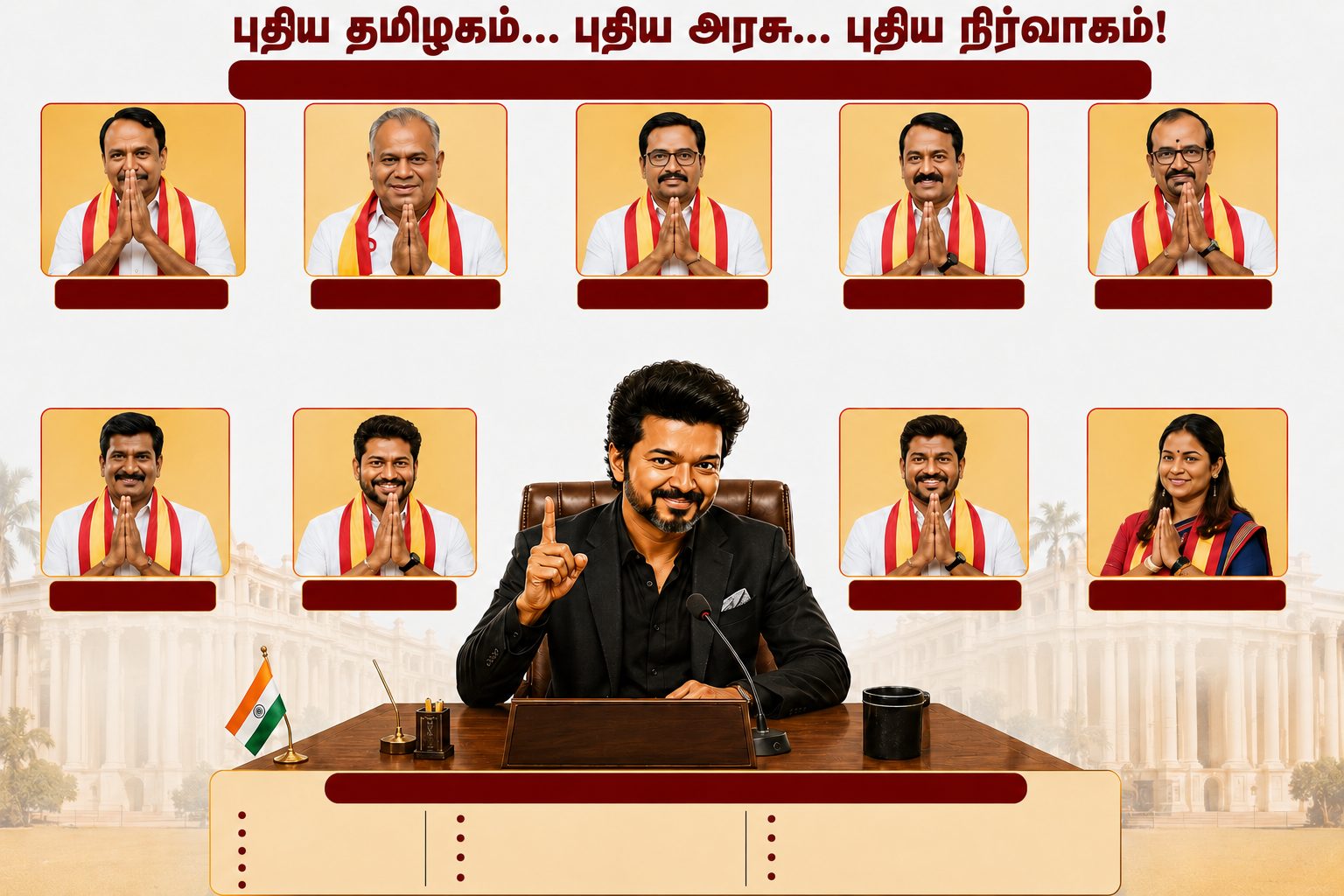 தமிழக அமைச்சரவையின் இலாகாக்கள் ஒதுக்கீடு:- முழு விபரம்