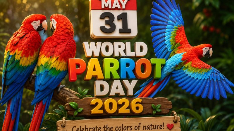வண்ணங்களின் பேரழகும் சுற்றுச்சூழல் சமநிலையும்: உலக கிளி நாளும் அதன் முக்கியத்துவமும்!