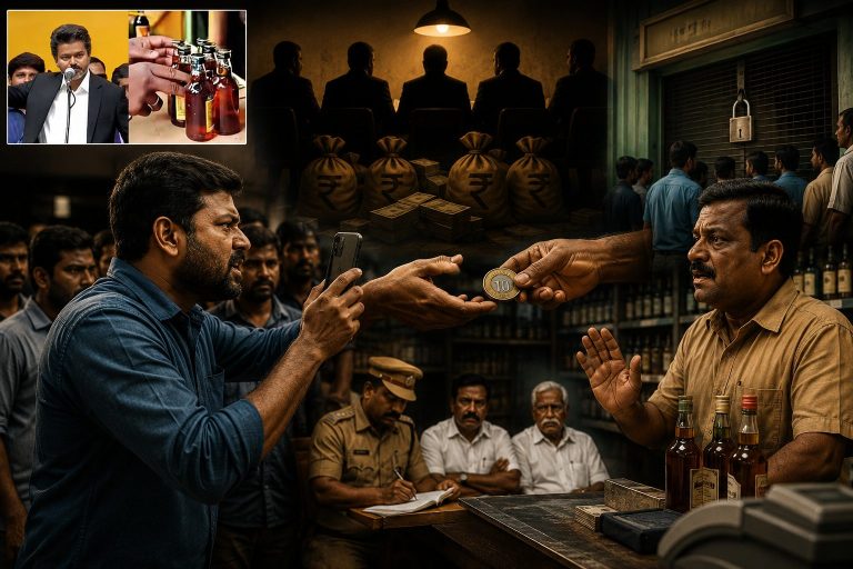டாஸ்மாக் ‘பத்து ரூபாய்’ கொள்ளை: ருசி கண்ட பூனைகளும் ஏமாந்த குடிகளும்