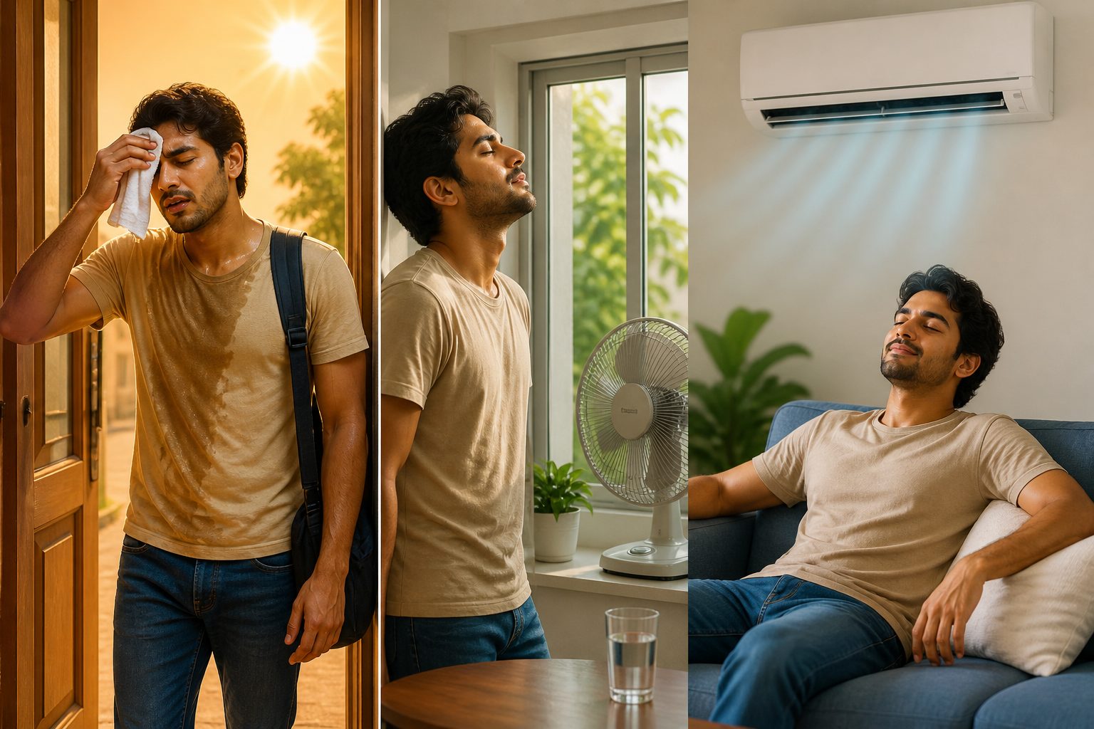 வெயிலில் இருந்து வந்தவுடன் ஏசி: உடலுக்கு இதமா? ஆபத்தா?