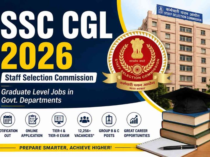மத்திய அரசுத் துறைகளில் 12,256 SSC CGL 2026 காலிபணியிட வாய்ப்புகள்!