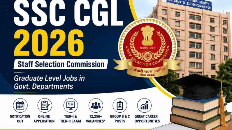 மத்திய அரசுத் துறைகளில் 12,256 SSC CGL 2026 காலிபணியிட வாய்ப்புகள்!