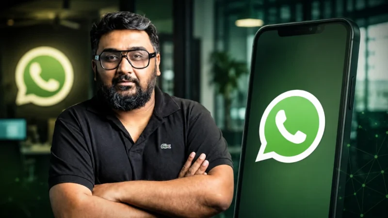 வாட்ஸ்அப் குளோபல் ஹெட்டாகும் குணால் ஷா: கிரெட் சிஇஓ பதவியை திடீர் ராஜினாமா!