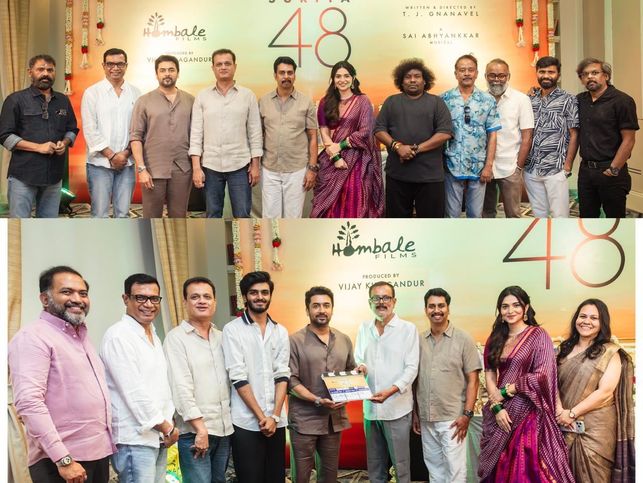 சூர்யா-ஞானவேல் கூட்டணியின் ‘S-48’:ஹொம்பாலே பிலிம்ஸ் பிரம்மாண்ட தயாரிப்பு!