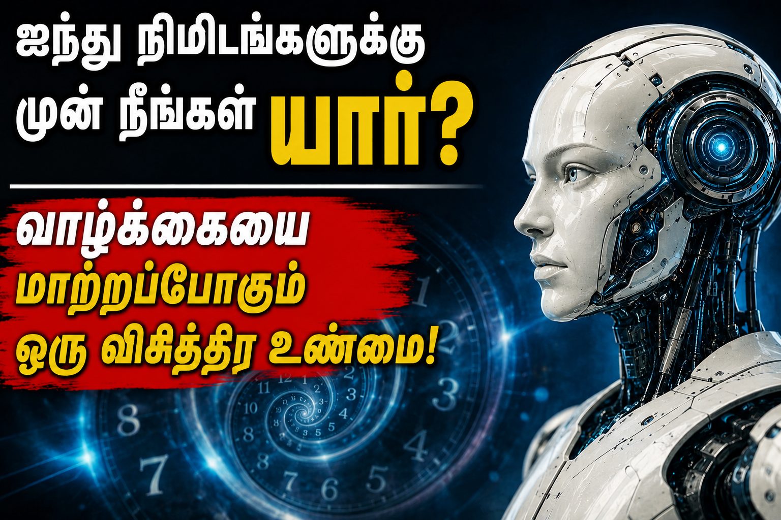 ஐந்து நிமிடங்களுக்கு முன் நீங்கள் யார்? வாழ்க்கையை மாற்றப்போகும் ஒரு விசித்திர உண்மை!