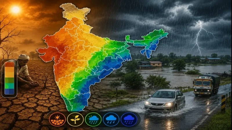 சுட்டெரிக்கும் வெயில், வறண்ட அருவிகள்: விடைபெறும் தென்மேற்கு பருவமழை!