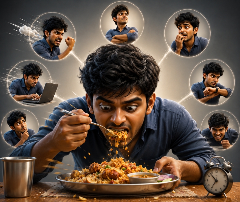சாப்பிடும் வேகத்தில் ஒளிந்திருக்கும் சாணக்கியத்தனம்!