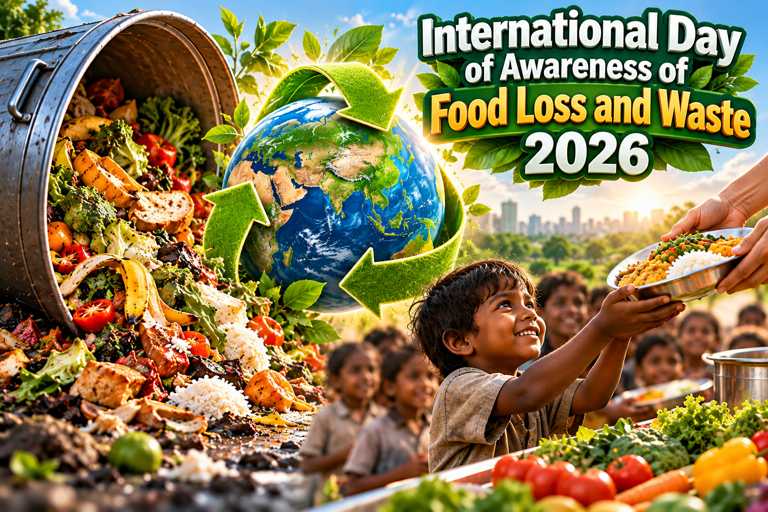 உணவு இழப்பு மற்றும் வீணடிப்பு பற்றிய சர்வதேச விழிப்புணர்வு நாள்:சிறப்புப் பார்வை!