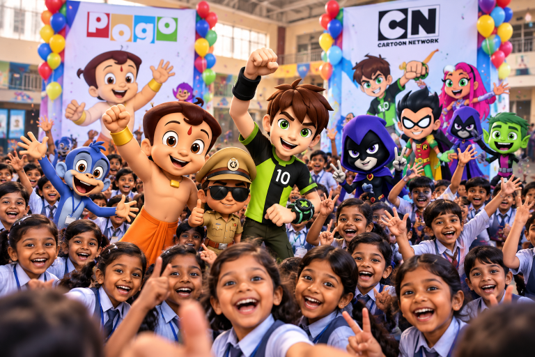 இந்தியப் பள்ளிகளில் போகோ மற்றும் கார்ட்டூன் நெட்வொர்க் கொண்டாட்டம்! –