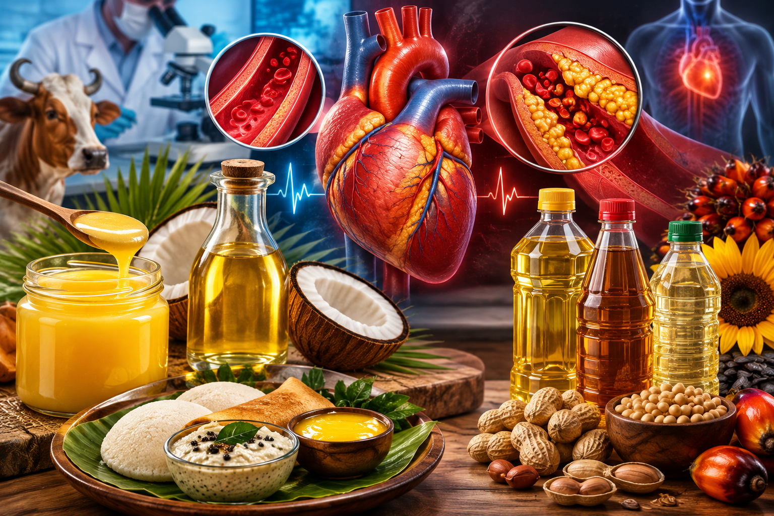 சமையல் எண்ணெய்களும் கொலஸ்ட்ராலும்: ஐசிஎம்ஆர்  ஆய்வின் அதிர்ச்சிகள்!