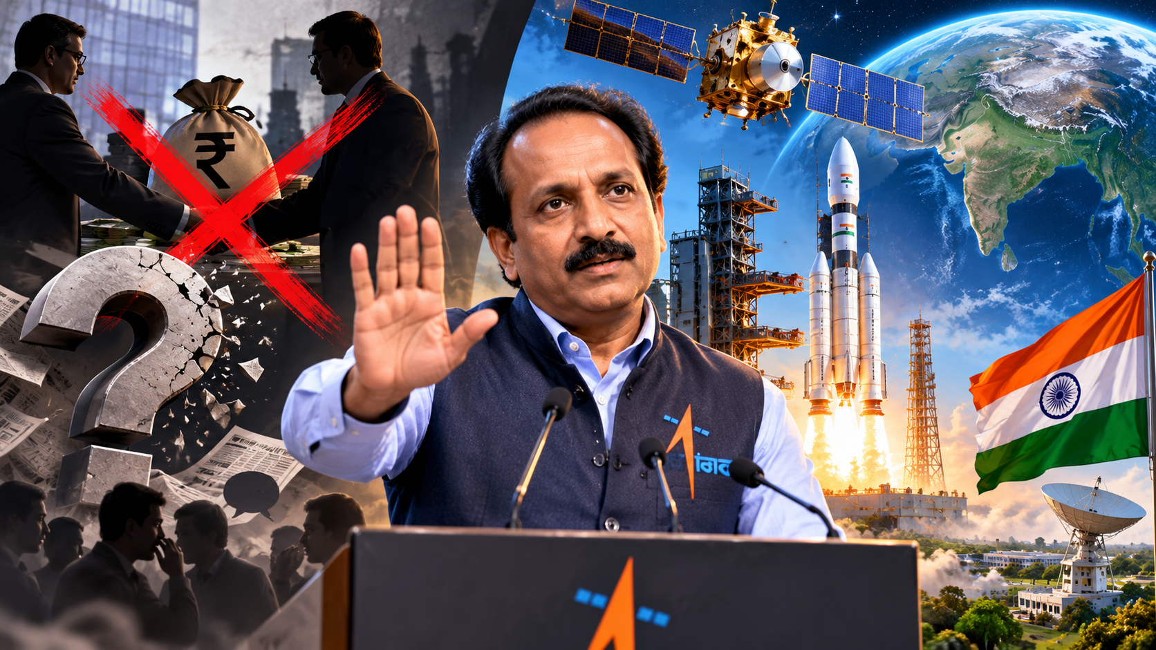 இஸ்ரோ தனியார்மயமா?வதந்திகளுக்கு முற்றுப்புள்ளி வைத்த தலைவர் சோம்நாத்!