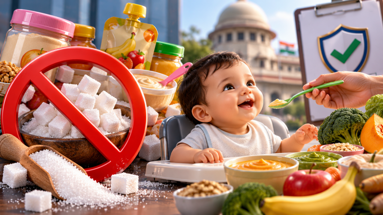 குழந்தைகள் உணவில் சர்க்கரைத் தடை: FSSAI கொண்டுவரும் புதிய கட்டுப்பாடு!