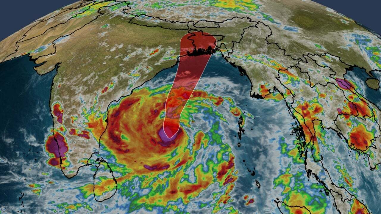 அம்பான் புயல் = ஒடிசா & மே வங்கம் இடையே கரையை கடக்குமாம்!