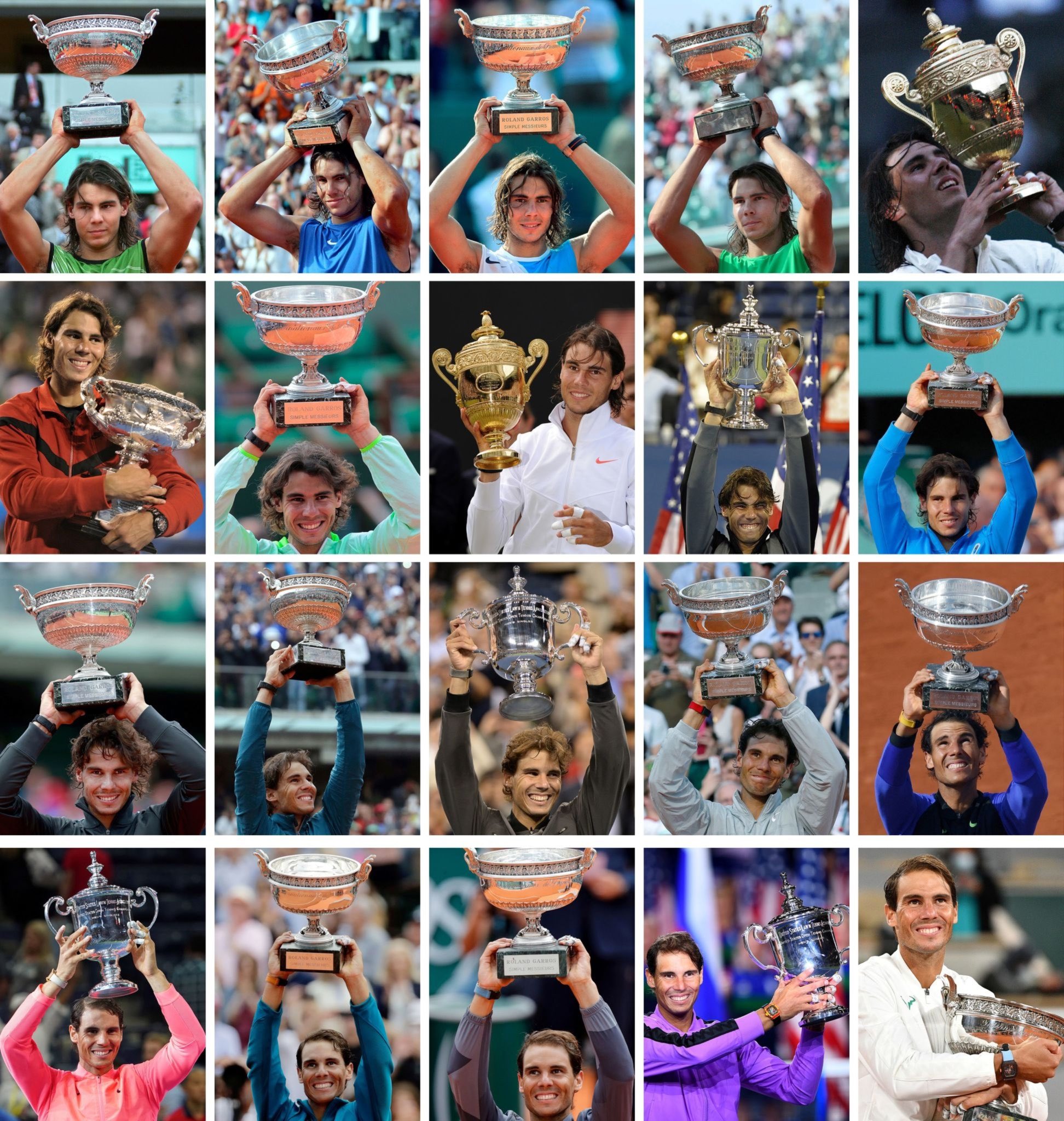 ரபேல் நடால் ;20-வது முறையாக கிராண்ட்ஸ்லாம் பட்டம் வென்றார்!