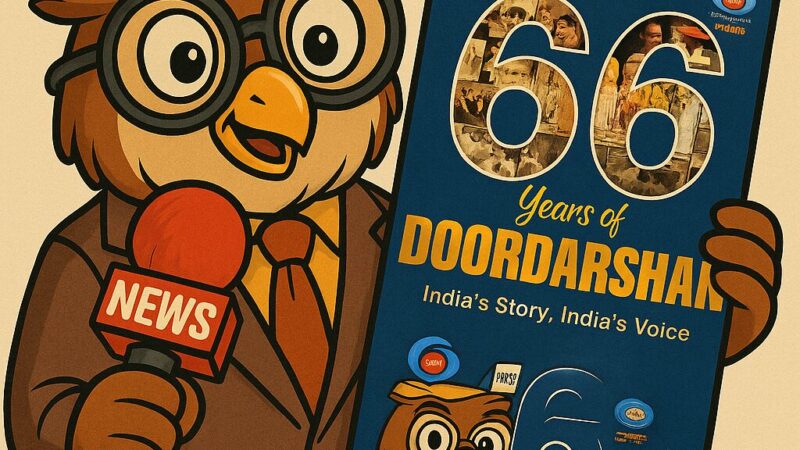 இந்தியத் தொலைக்காட்சியின் வித்தான தூர்தர்ஷன் 66 ஆண்டுகள் நிறைவு !